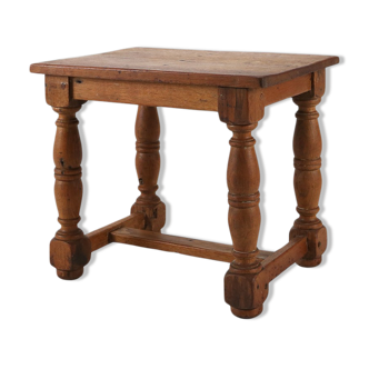 Table d’appoint antique en bois de chêne Ca.1850