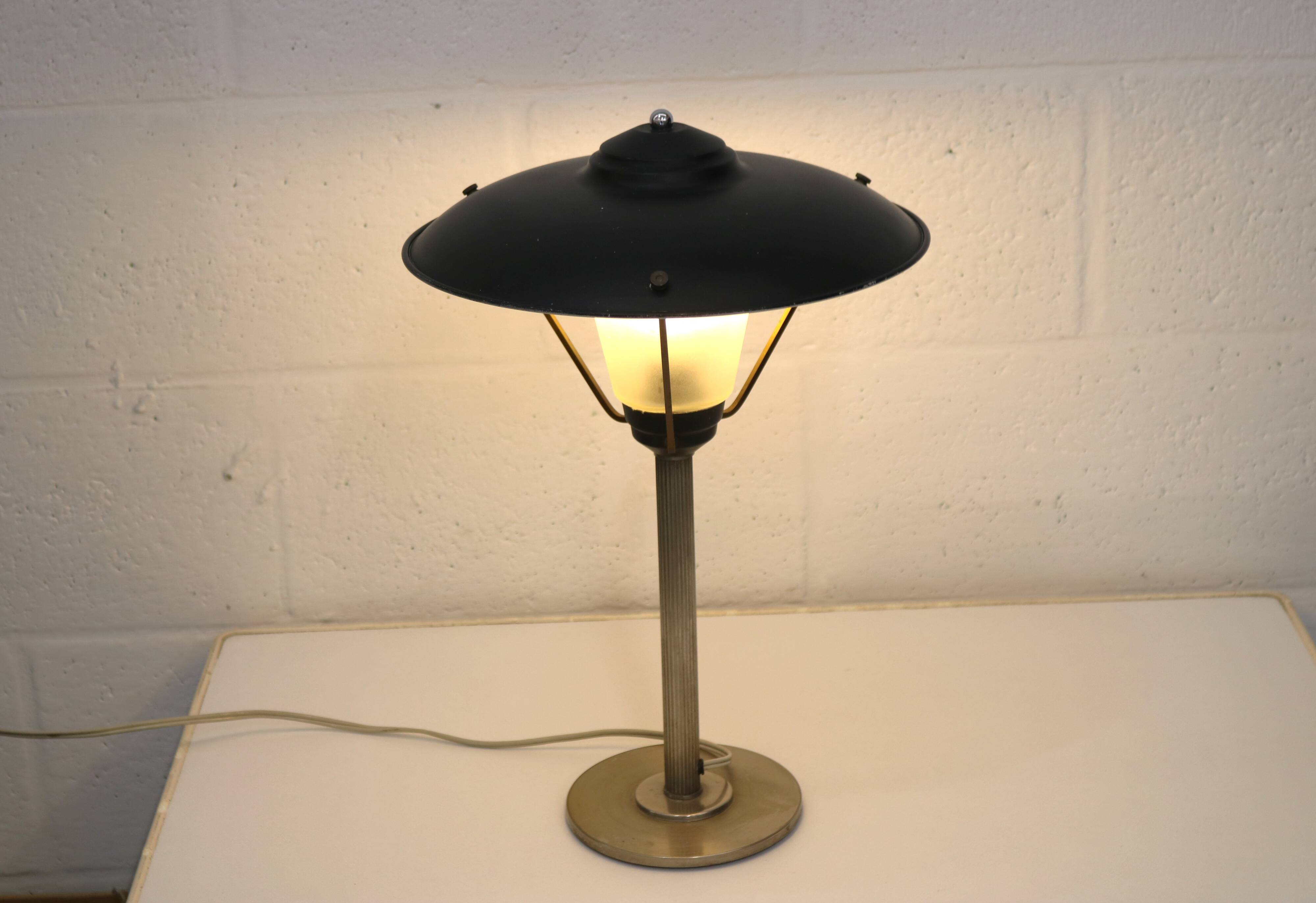 A striking modernist table lamp dating from the 1950s.