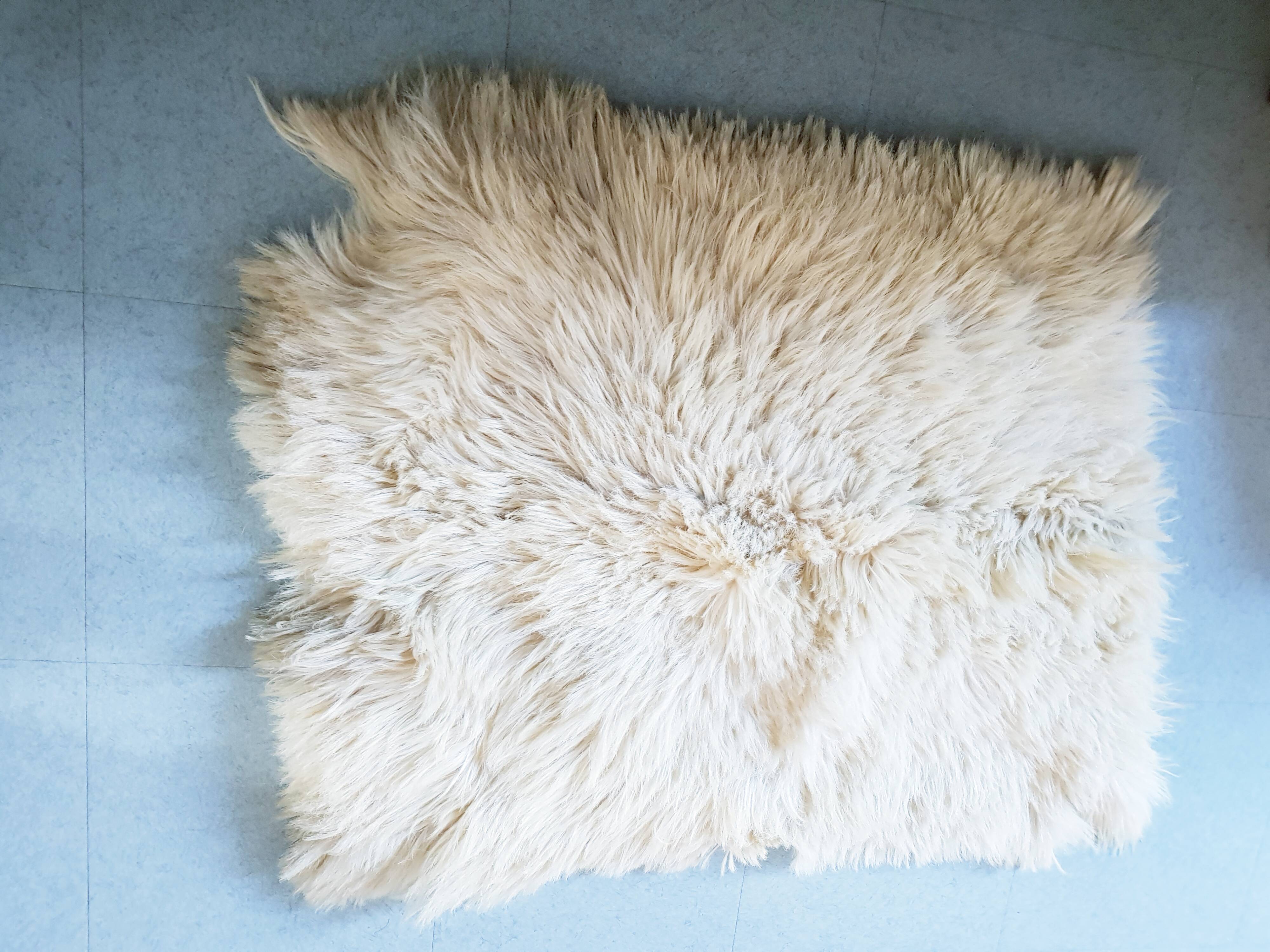 Natural sheepskin
