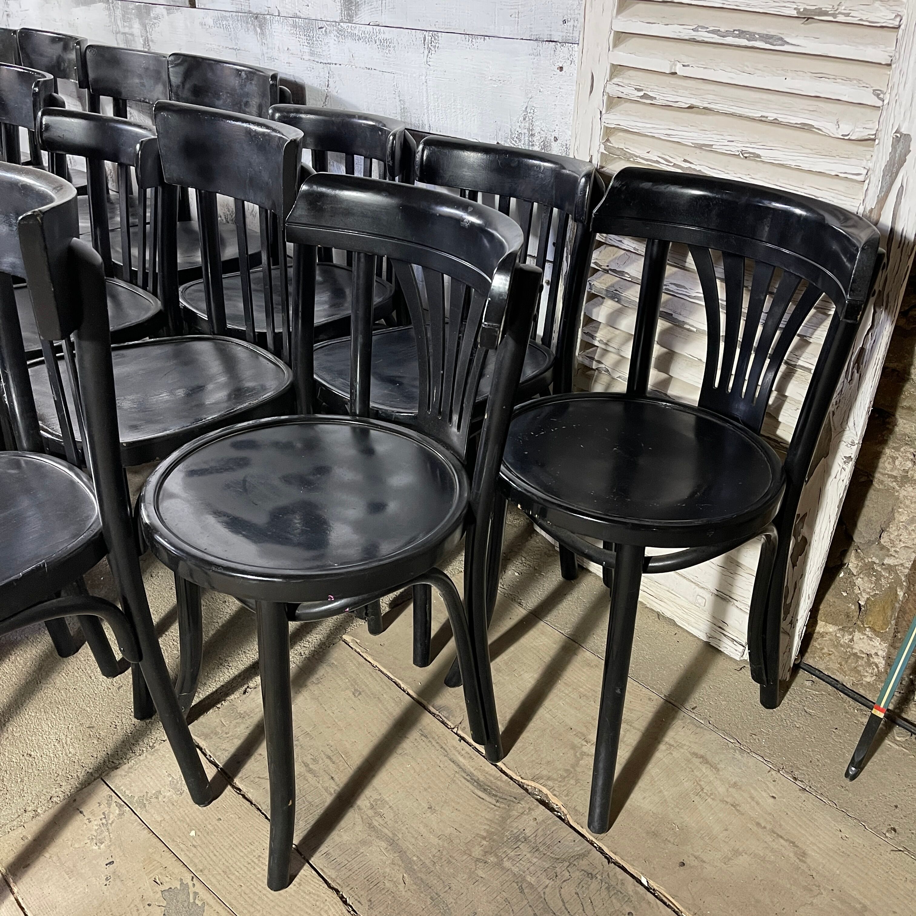 Set of 22 bistro chairs