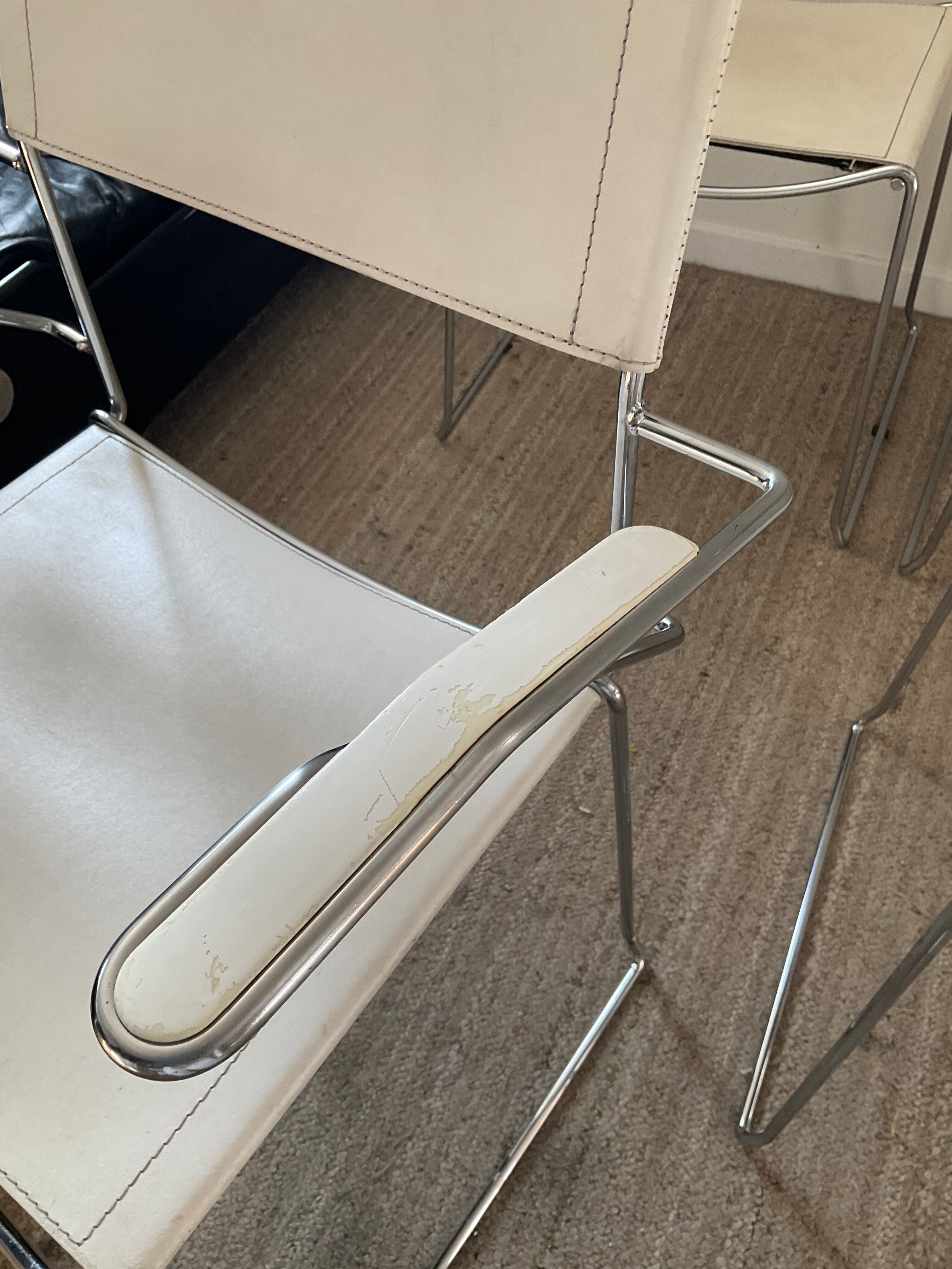 4 fauteuils Giandomenico Belotti années 70