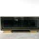 Vintage brass and lacquer sideboard, 1980s