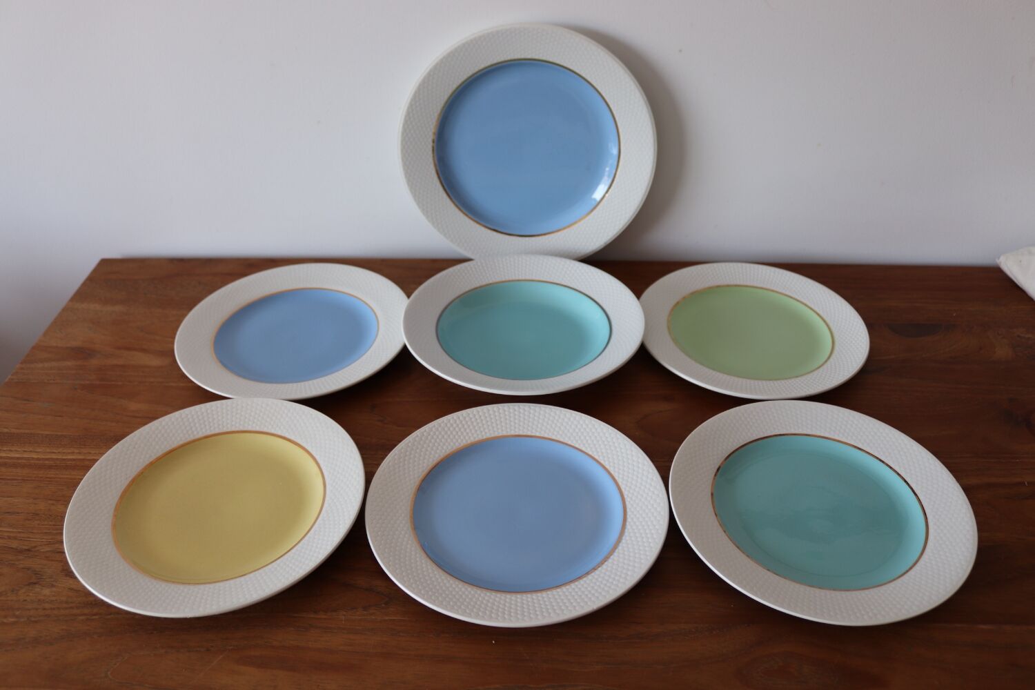 7 plates L'Amandinese model "excellence"