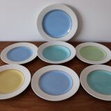 7 plates L'Amandinese model "excellence"