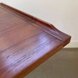 Scandinavian design teak bar cart, trolley, side table, 1960s