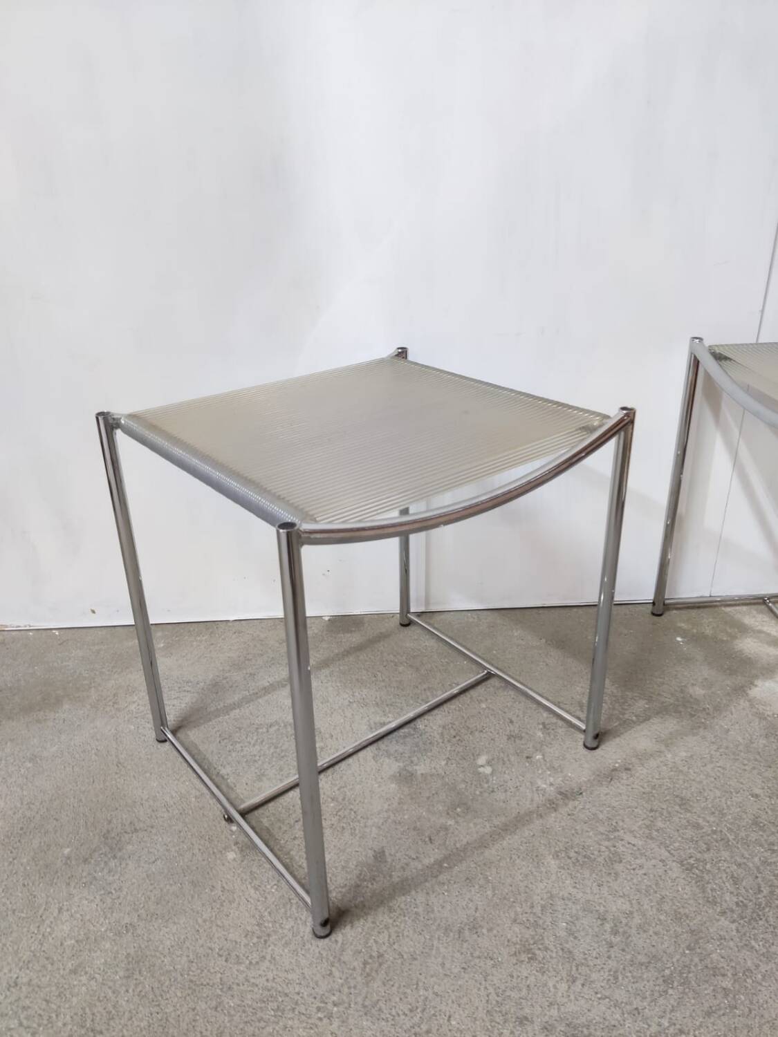 Series of 5 spaghetti stools by G. Belotti Alias