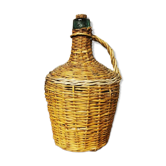 Demijohn dressed in wicker