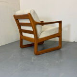 Mid-Century Scandinavian design Lounge Chair in Teak from CFC Silkebo