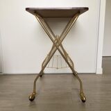 Vintage folding vinyl tray