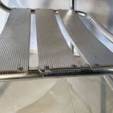 Set of 3 aluminum bistro chairs