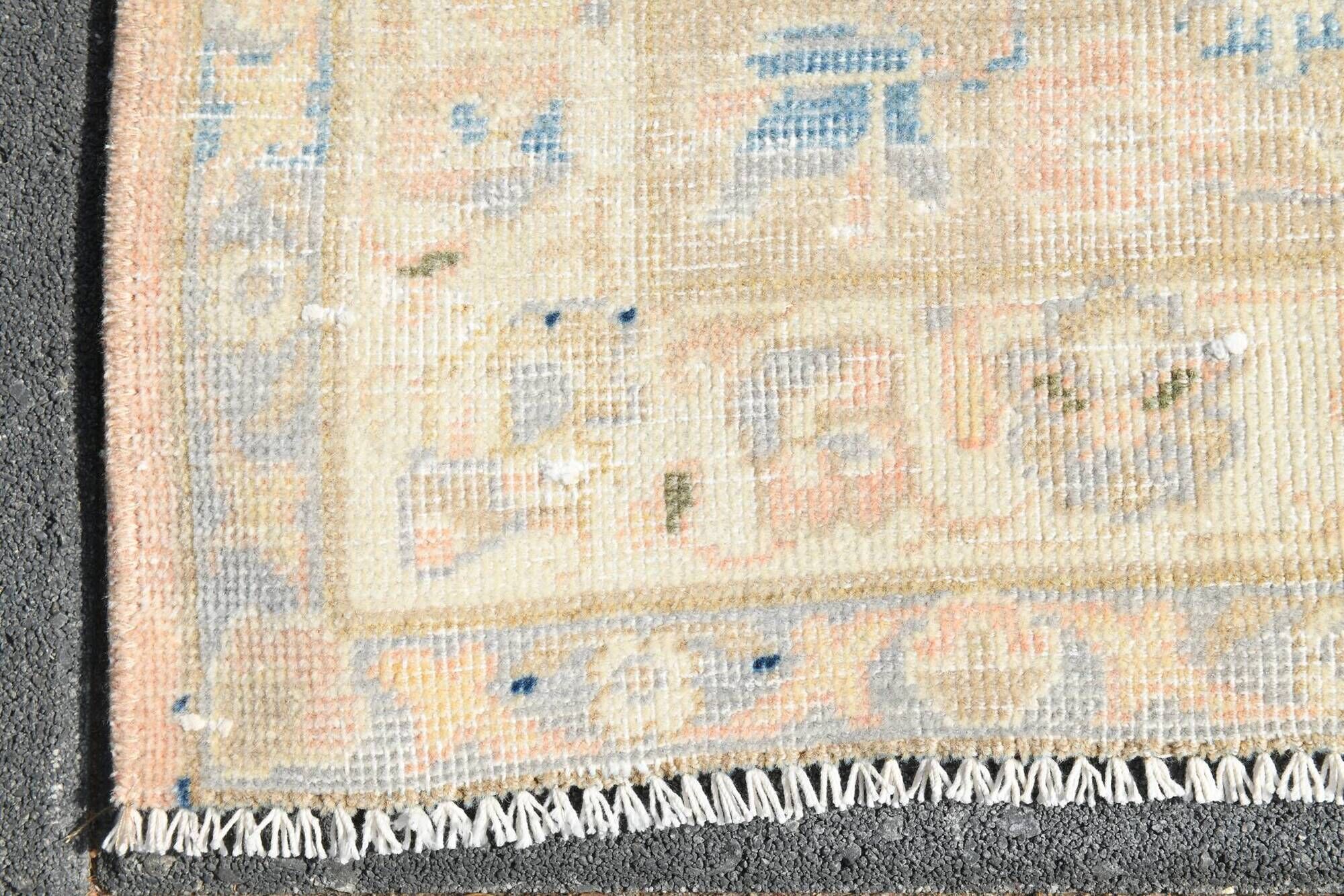 Shades Of Pink Large Vintage Persian Carpet, Hand Knotted Rug, 282x426 Cm