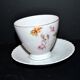 Lot de 2 tasses fleuries pivoine en porcelaine allemande AK Kaiser Germany