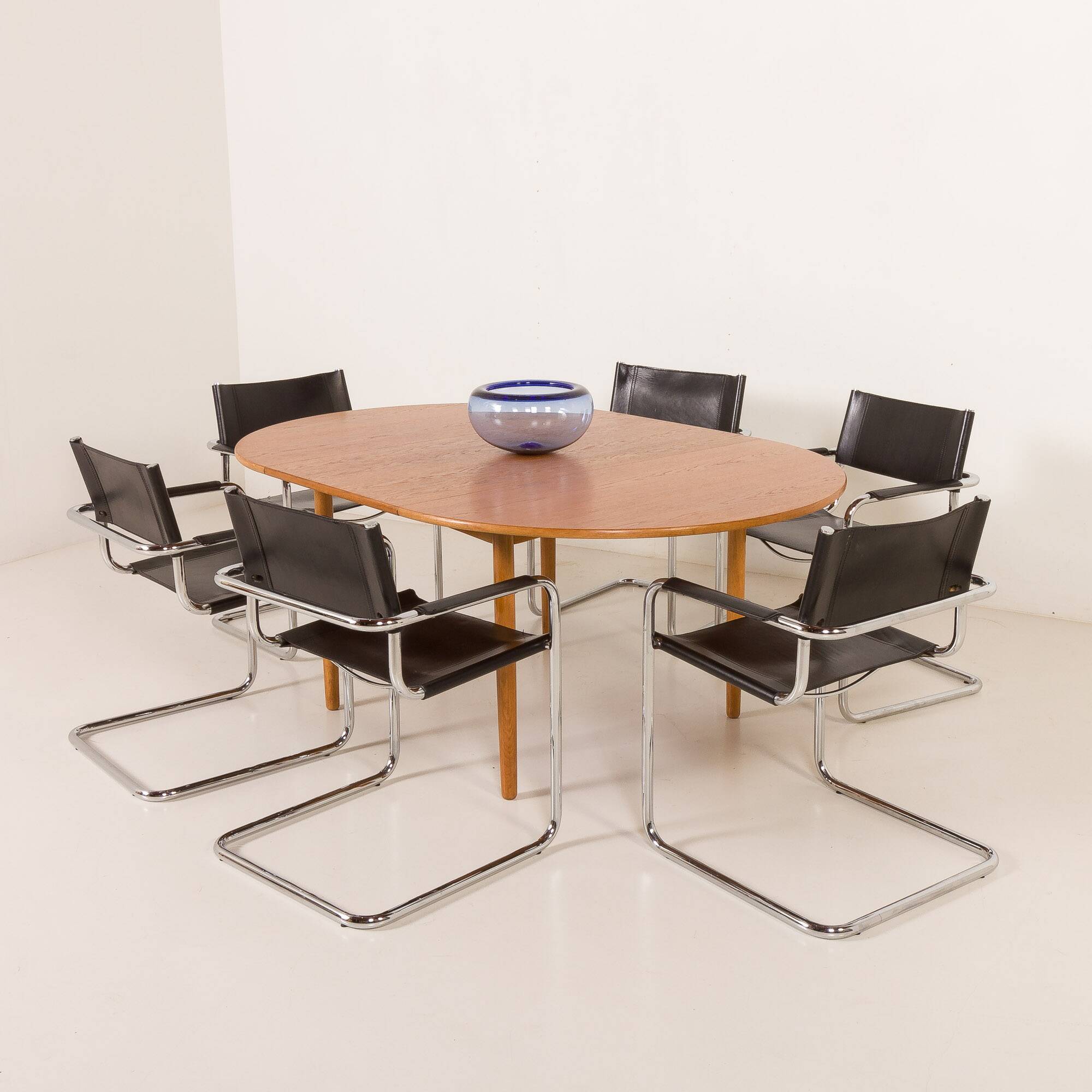 Bauhaus style Italian chairs attr. to Matteo Grassi, 1970s