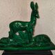 Family of antelopes Faience de Saint Clement by Charles Lemanceau
