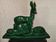 Family of antelopes Faience de Saint Clement by Charles Lemanceau