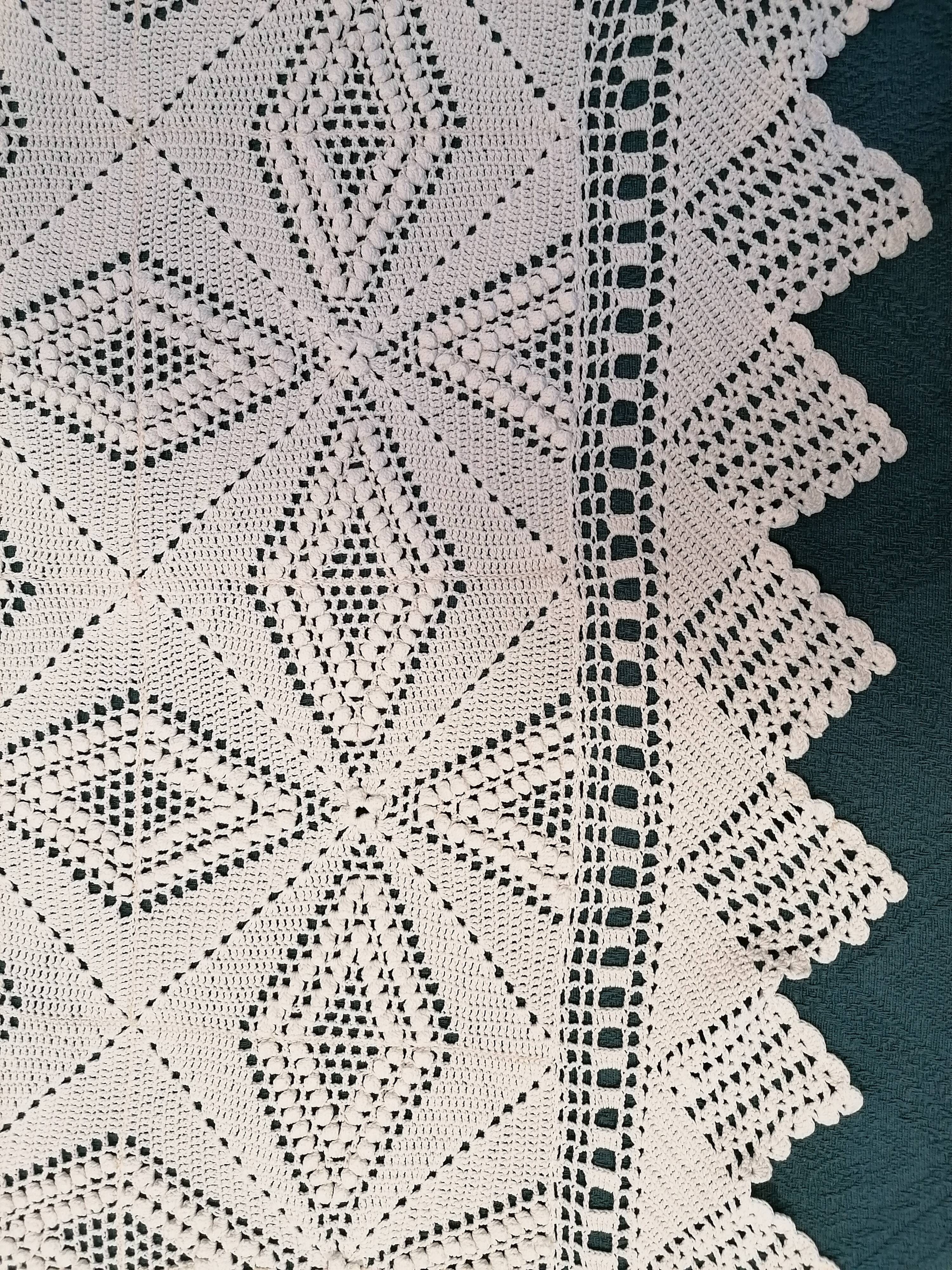 Crochet bedspread