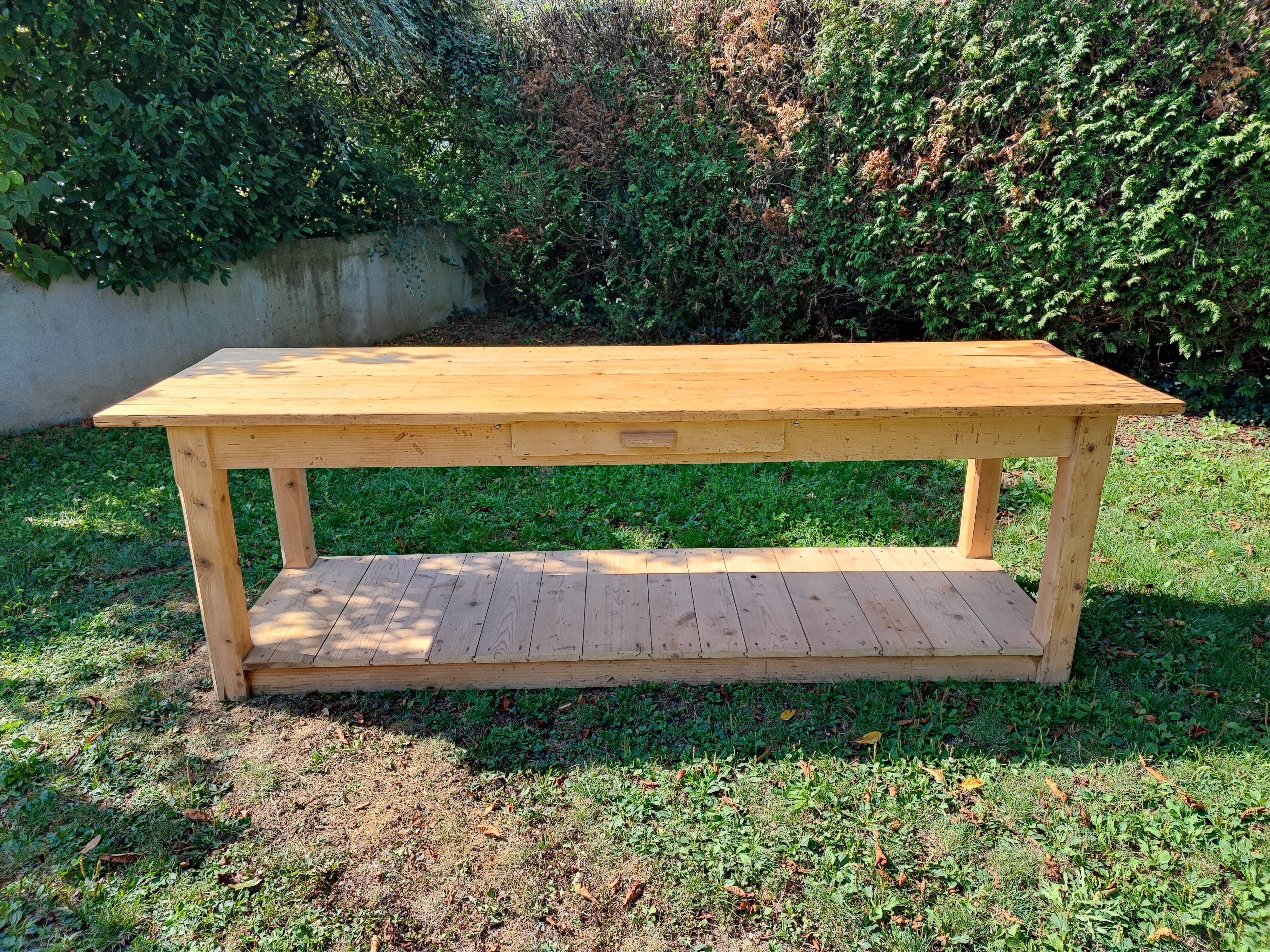 Old draper's table
