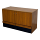 Vintage teak sideboard, mid-century style, with doors and drawers.