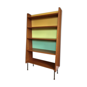 Vintage asymmetrical bookcase