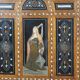 Inlaid antique Italian secretary in Moorish style, circa 1860