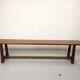 Old bench for oak farmhouse table