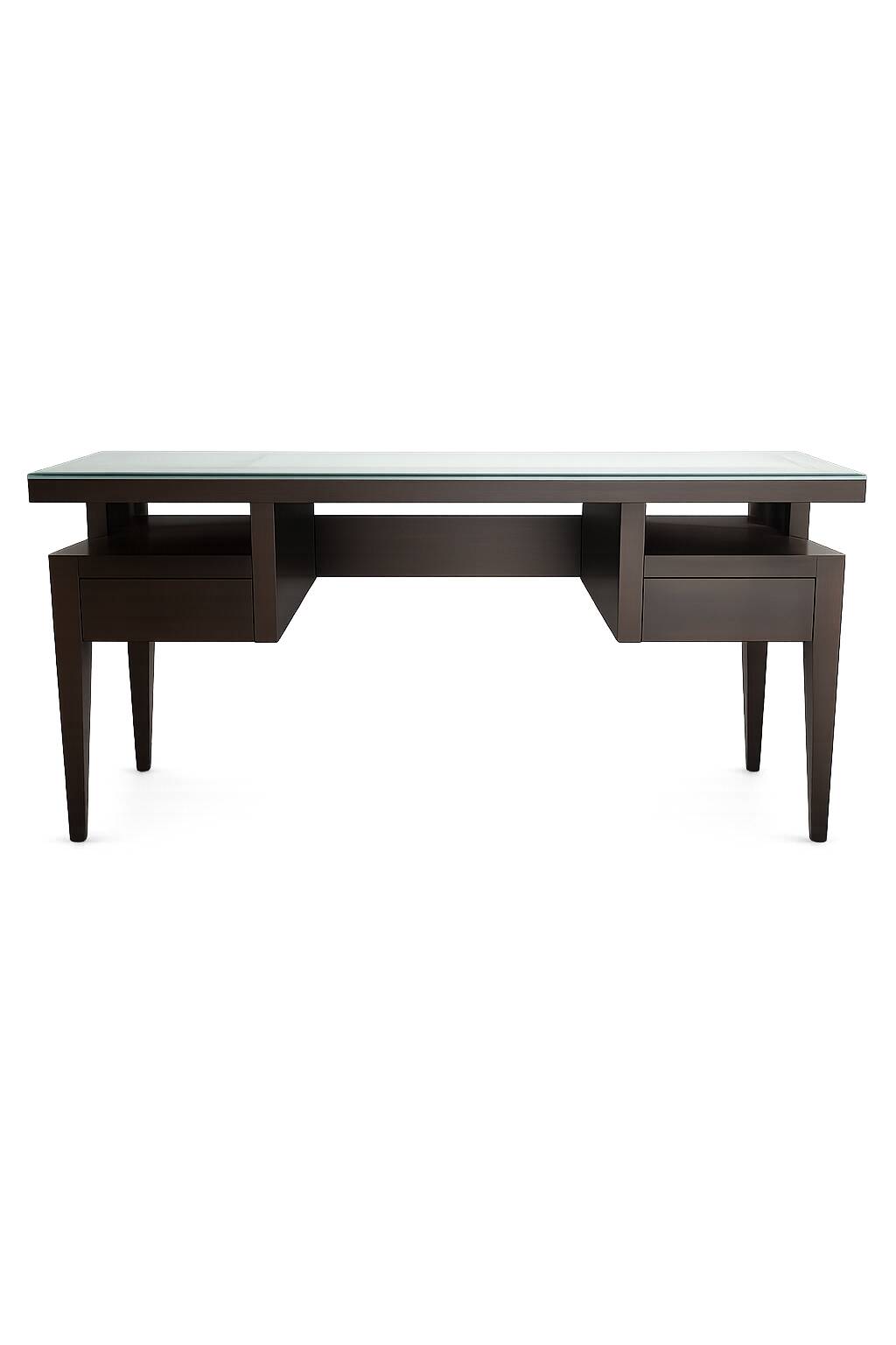 Exotic wood desk
