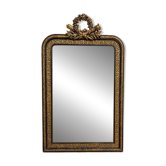 Miroir ép. Napoléon III en bois noirci et doré – Décor de carquois