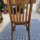Ensemble de 8 chaises bistrot style Baumann bois courbé Annee 50/60