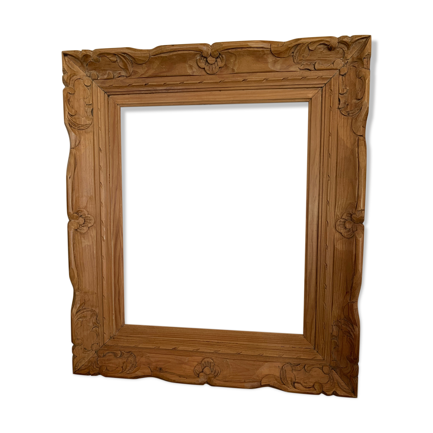 Carved wood frame