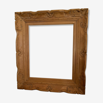 Carved wood frame