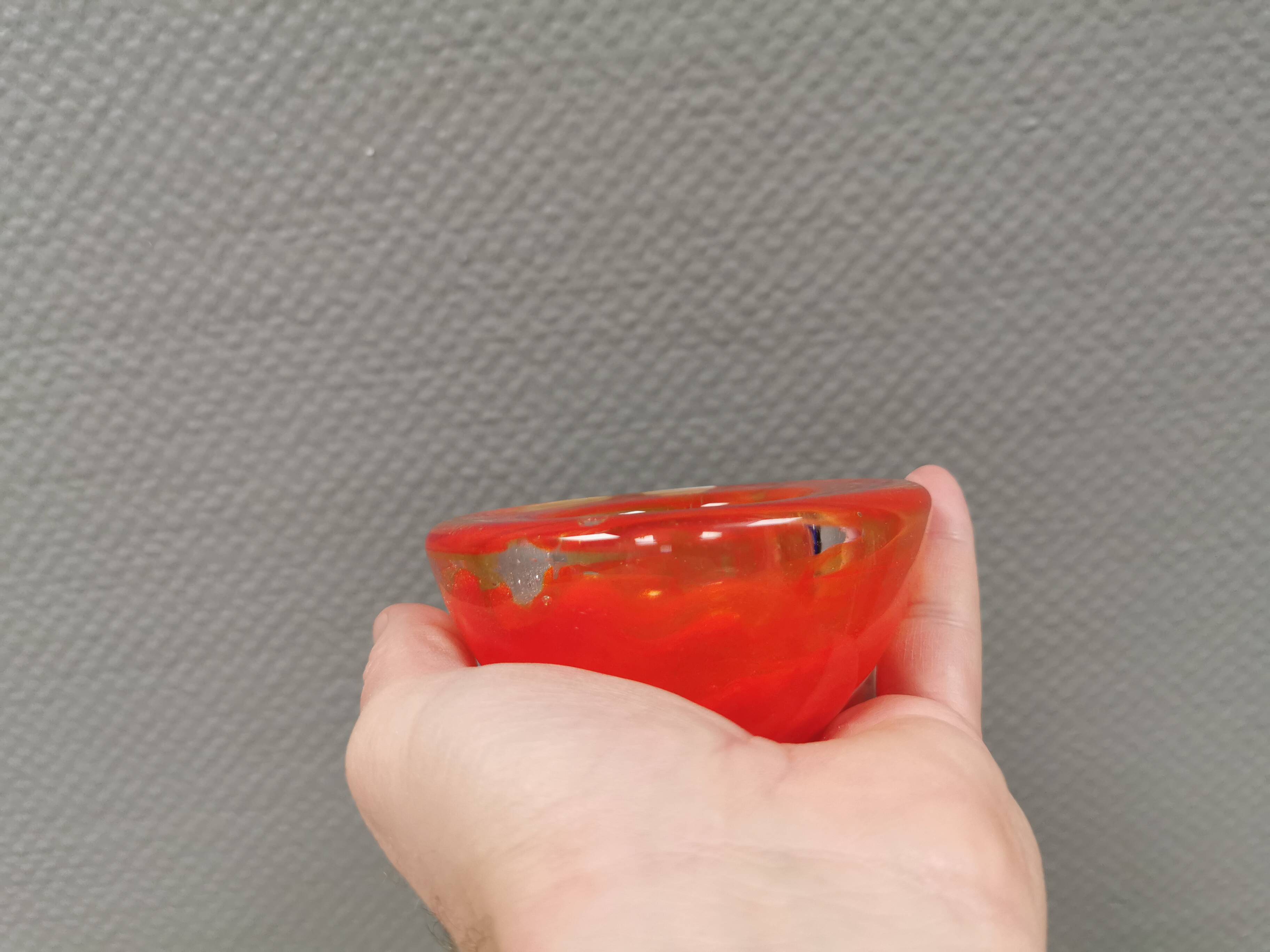 Beautiful candle holder by Kosta Boda, designed by Anna Ehrner in the 1990s