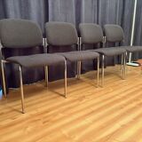 Set of four chairs, 1980s