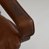 Siesta leather armchair by designer Ingmar Relling.