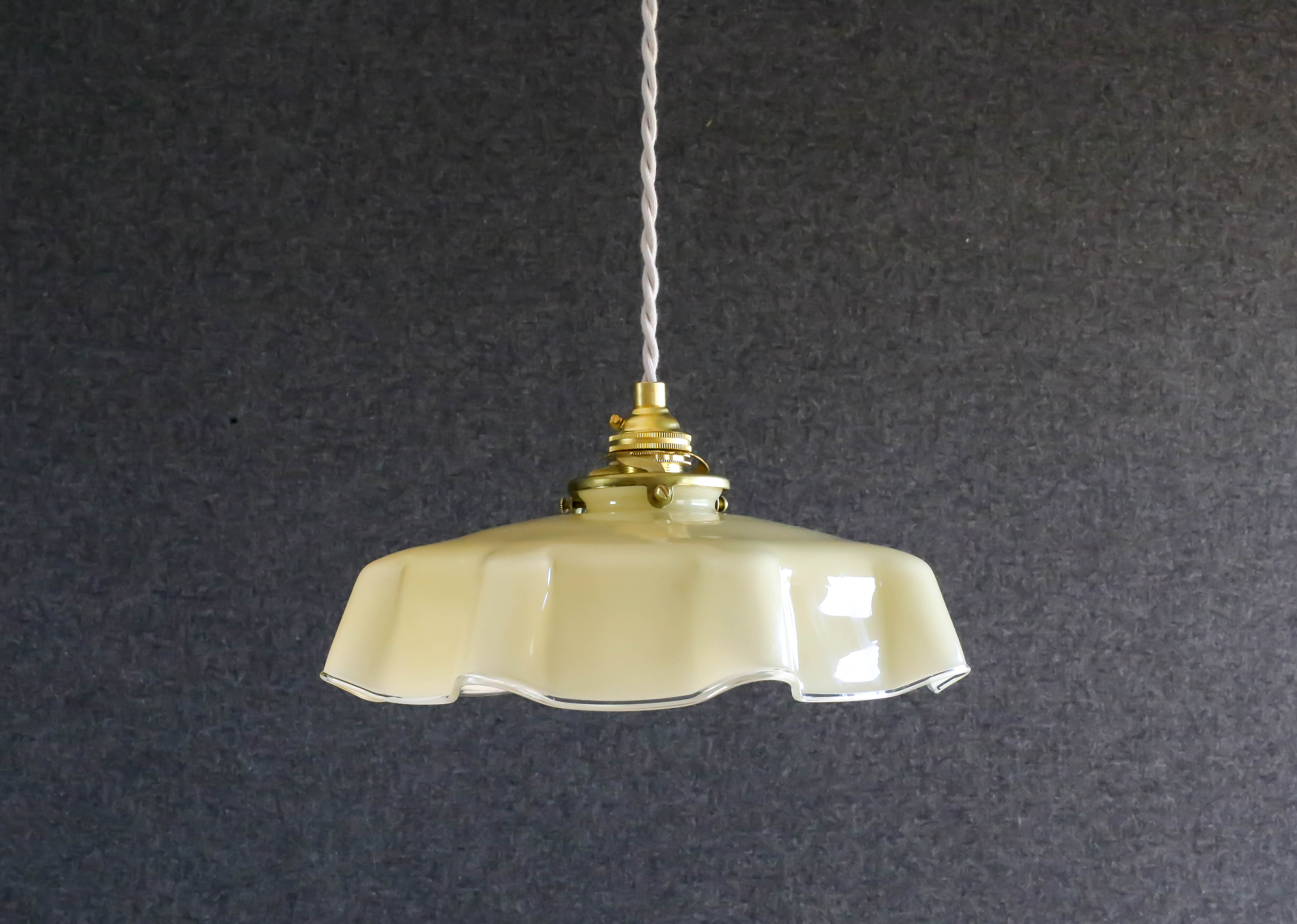 French hanging lamp circa 1950