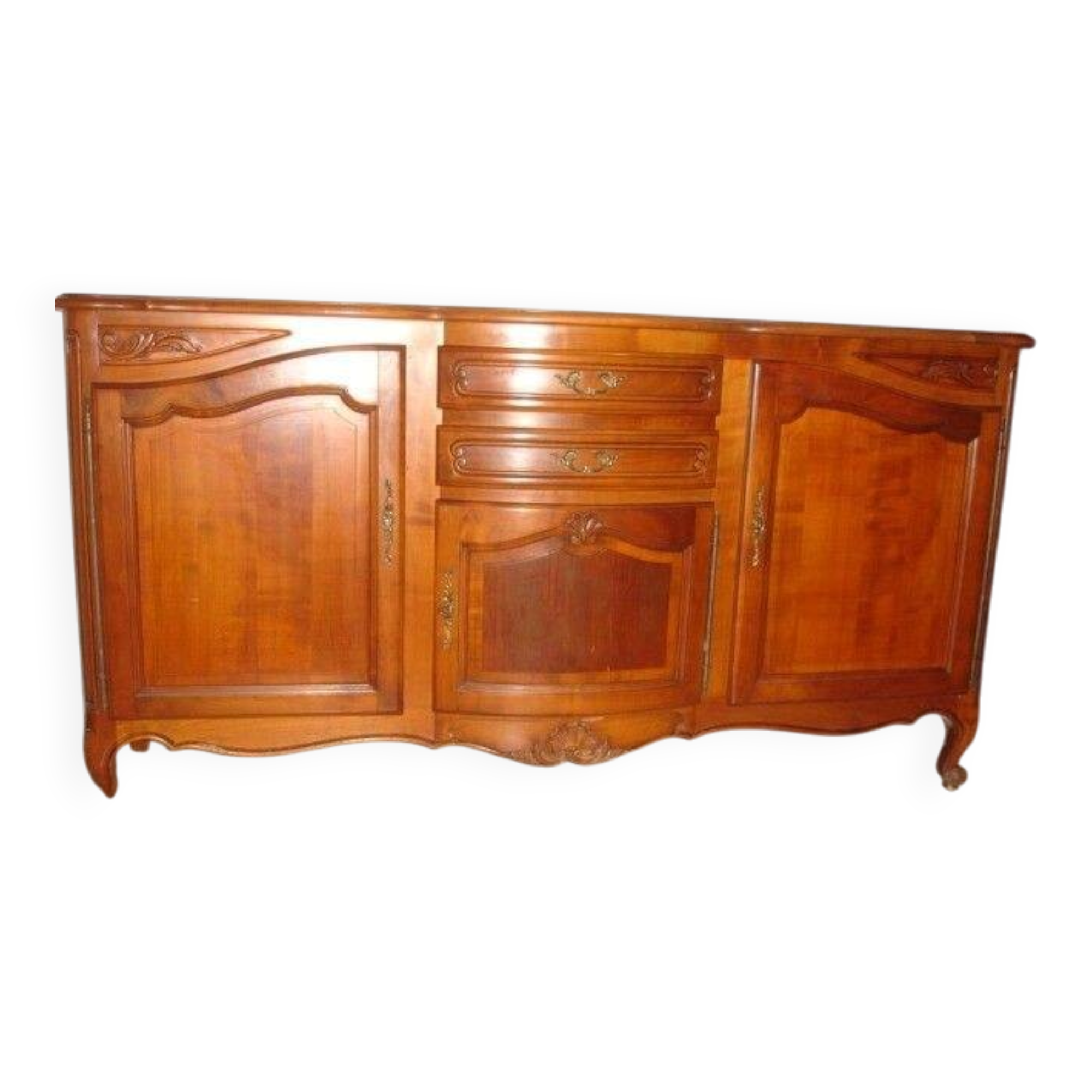 Regency style buffet in solid cherry wood