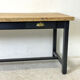 Table de ferme en Sapin vintage 50's