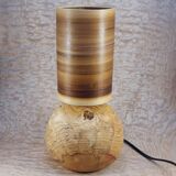 Maple & tulip wood lamp