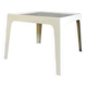 Square fiberglass dining table - space-age design 1960
