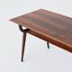 Gunni Omann sculptural coffee table rosewood Omann Jun Denmark 1958
