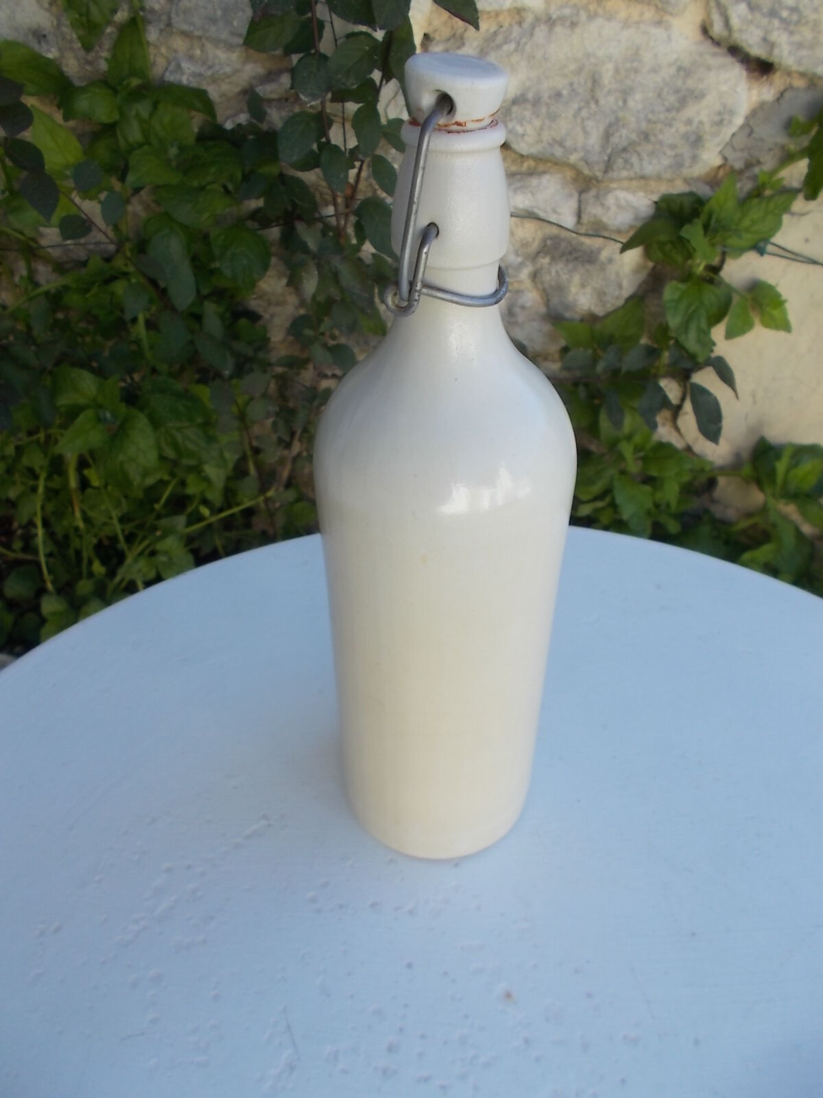 MKM stoneware bottle