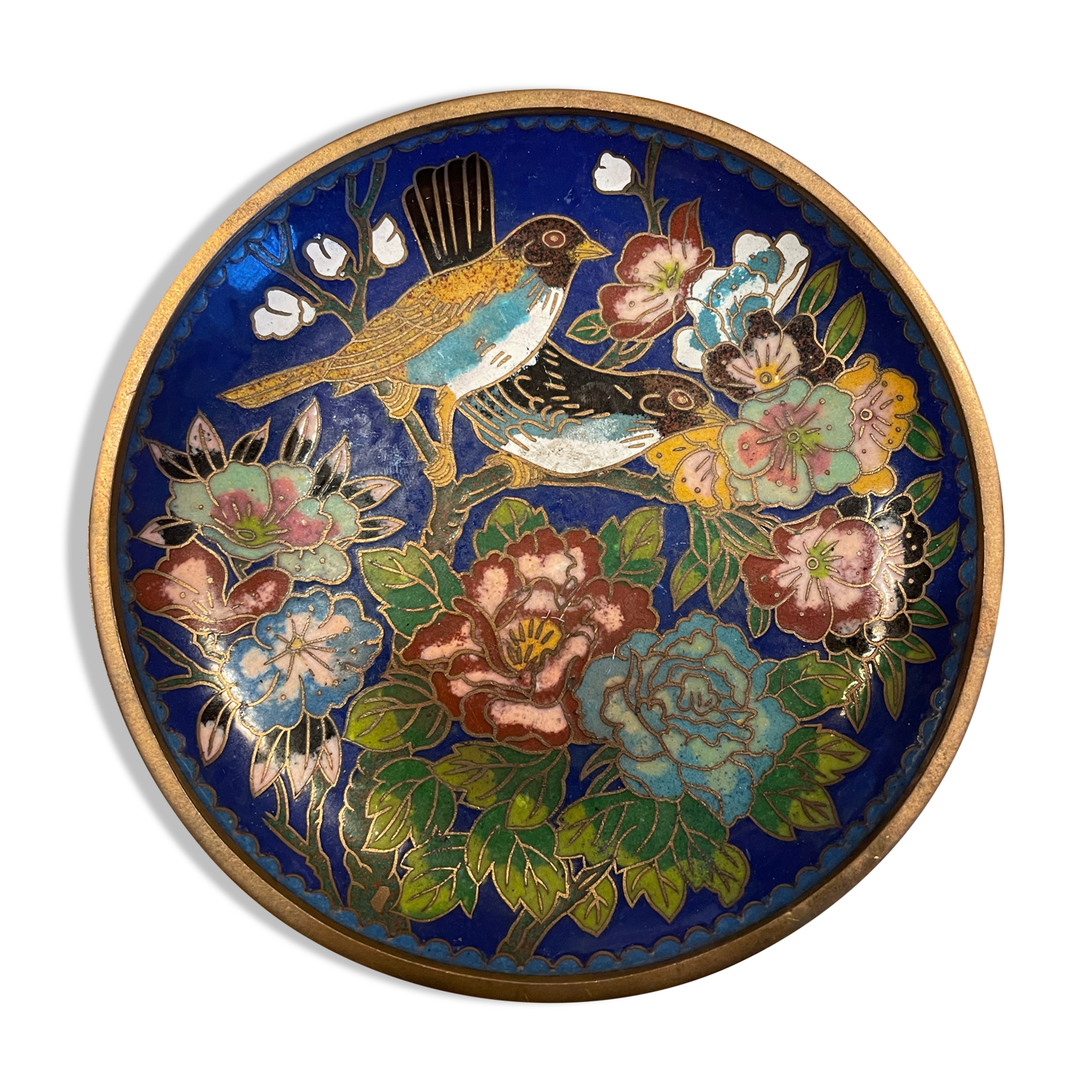 Cloisonné enamel cup