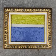 Modernist oil painting on canvas