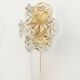 Pair of faceted crystal wall lights / sconces by Kinkeldey, Germany, 1970s