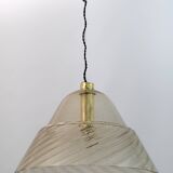 Mid-Century Modern Italian Murano Bubbles Glass Pendant Lamp, 1970s