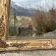 Large vintage decorative mirror
