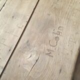 Table with period school bench