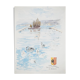 René LEVERD: Switzerland, Swans of Geneva, Original watercolor