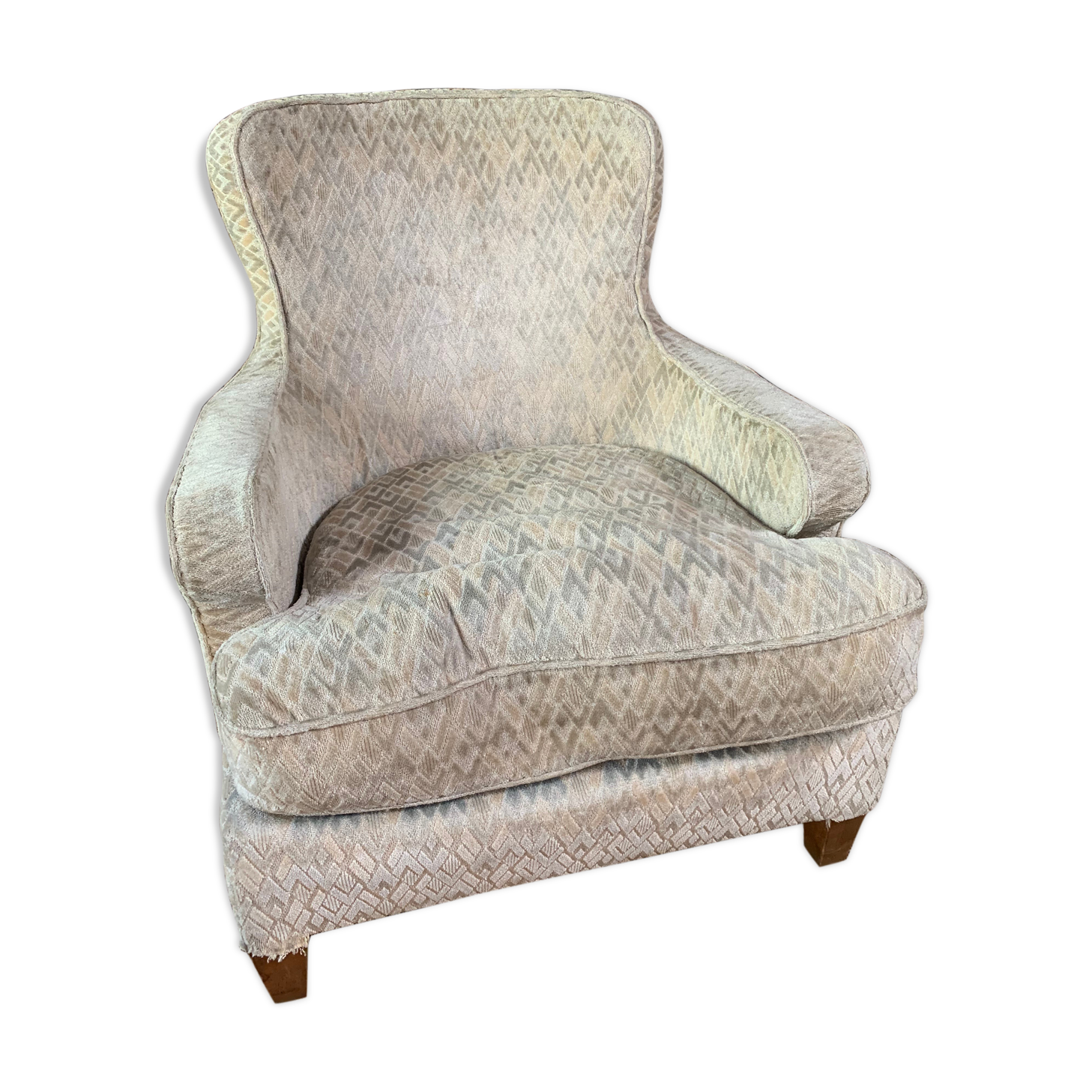 Ecru armchair