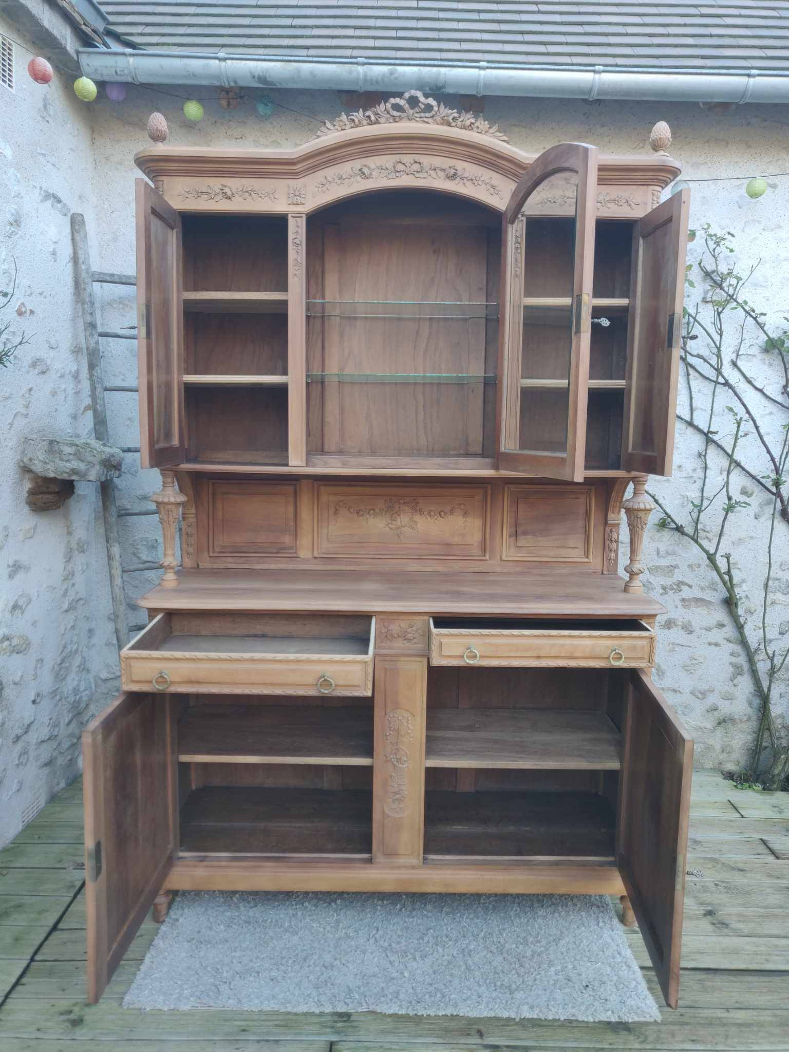 Two carved body dresser