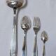 37-piece cutlery set in silver metal with Art Deco decor in box